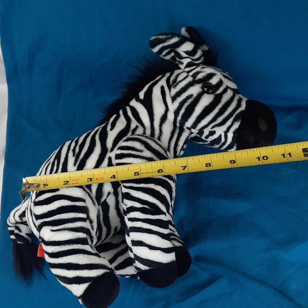 Wild Republic Zebra Plush Stuffed Animal Toy